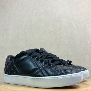 Burberry Westford Quilted Black Leather Trainer Sneaker Shoes Women EU 38 ≈ US 8